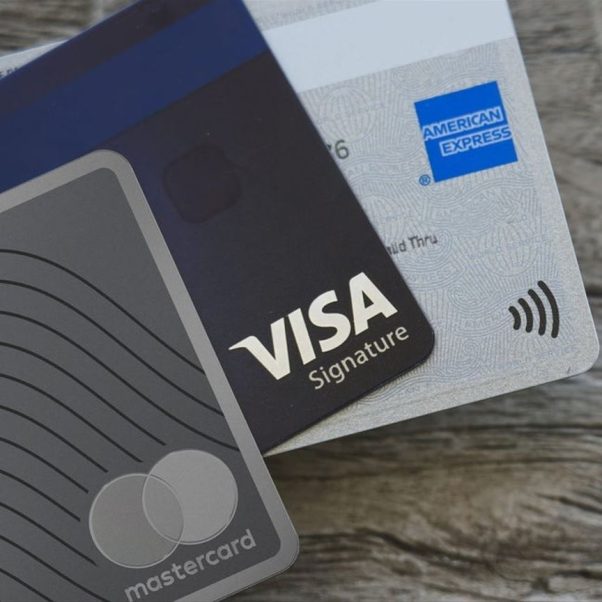 Mastercard, Visa, AmEX